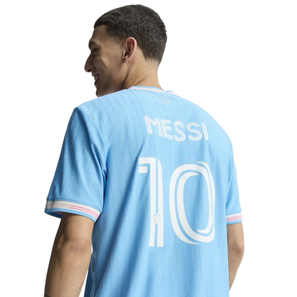 Adidas Inter Miami CF Messi 10 Third Jersey 2024 Light Blue JN7996 Mens Small